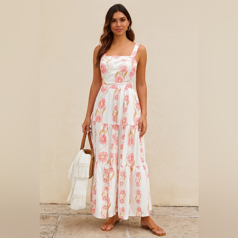 Boho Floral Maxi NWT